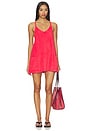 view 1 of 4 x FP Movement Hot Shot Mini Towel Terry Dress in Grapefruit