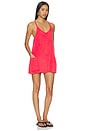 view 2 of 4 x FP Movement Hot Shot Mini Towel Terry Dress in Grapefruit