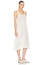 view 2 of 3 X Intimately Voile And Lace Midi Dress in Ivory Combo
