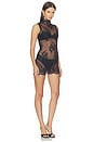 view 2 of 4 MINIVESTIDO SLIP ONE MORE TIME  in Black
