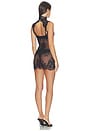 view 4 of 4 MINIVESTIDO SLIP ONE MORE TIME  in Black