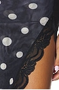 view 6 of 5 Not Your Baby Midi Printed Slip Dress in Black Polka Dot Combo