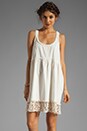 view 1 of 6 Linen Babydoll Dress in Ivory