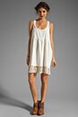 view 2 of 6 Linen Babydoll Dress in Ivory