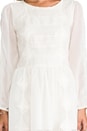 view 5 of 6 Leigh Long Sleeve Lace Dress in Ivory