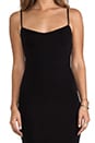 view 5 of 5 Tea Length Seamless Slip Dress in Black