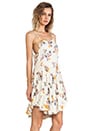 view 3 of 6 Circles of Flowers Printed Slip in Ivory Combo
