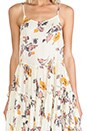 view 6 of 6 Circles of Flowers Printed Slip in Ivory Combo
