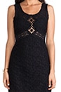 view 5 of 6 Daisy Chain Shift Dress in Black Combo