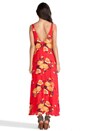 view 3 of 5 Printed Maxi Slip Dress in Red Combo