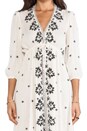 view 4 of 5 Embroidered Dress in Ivory Combo