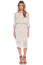 view 1 of 3 Charlotte Midi Dress in Alabaster Combo