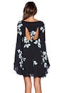 view 3 of 4 Wanderer Mini Dress in Charcoal Combo