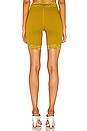 view 3 of 4 Harlow Bike Short in Gold