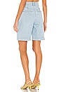 view 4 of 5 Venice Culotte Short in Washed Denim