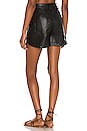 view 3 of 4 Lita Vegan Leather Short in Abyss