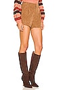 view 2 of 4 X REVOLVE Roma Faux Suede Short in Mocha