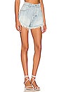 view 2 of 4 ДЖИНСОВЫЕ ШОРТЫ FREE PEOPLE HARLIE in Mirage Fray Blue