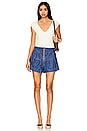 view 4 of 4 x We The Free Fleur Denim Short In True Blue in True Blue