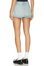 view 3 of 4 x We The Free Galivanting Skort in Coco Blue
