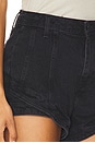 view 6 of 6 x We The Free Crvy Mona High Rise Shorts In Midnight Black in Midnight Black