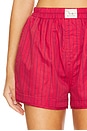 view 6 of 6 x We The Free Day To Day Striped Boxer In Red Combo in Red Combo