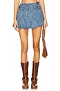 view 1 of 6 x We The Free Stephie Denim Skort in Bella Blue