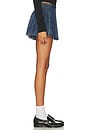 view 3 of 6 x We The Free Paradise Found Denim Skort In Mid Indigo in Mid Indigo
