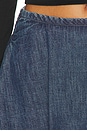 view 6 of 6 x We The Free Paradise Found Denim Skort In Mid Indigo in Mid Indigo