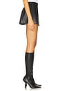 view 3 of 6 x We The Free Paradise Found Faux Leather Skort In Black in Black