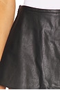 view 6 of 6 x We The Free Paradise Found Faux Leather Skort In Black in Black
