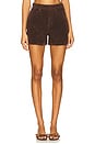 view 1 of 6 x We The Free Tippi Faux Suede Short In Chicory Coffee in Chicory Coffee
