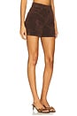 view 2 of 6 x We The Free Tippi Faux Suede Short In Chicory Coffee in Chicory Coffee