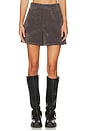 view 1 of 6 x We The Free Tippi Faux Suede Short In Dark Grey in Dark Grey