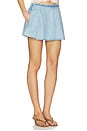 view 2 of 6 JUPE-SHORT EN JEAN PARADISE FOUND in Capri Blue