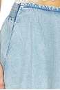 view 6 of 6 JUPE-SHORT EN JEAN PARADISE FOUND in Capri Blue