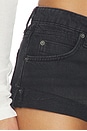 view 6 of 6 x We The Free Cali Cuffed Shortie in Washed Black