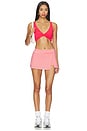 view 5 of 6 JUPE-SHORT COURTE PRINTED HOT SHOT in Court Stripe Grapefruit