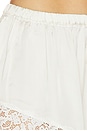 view 6 of 6 SHORT FUSELÉ MEET ME IN THE MIDDLE in Eggshell Combo