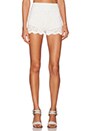 view 1 of 3 Floral Lace Biker Short in Ivory
