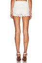 view 3 of 3 Floral Lace Biker Short in Ivory