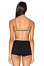 view 3 of 4 Keira Seamless Bralette in Moss