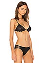 view 2 of 4 Essential Lace Triangle Bra in Black