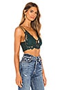 view 2 of 4 Adella Bralette in Dark Green
