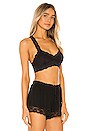 view 2 of 4 Galloon Lace Racerback Bra in Black