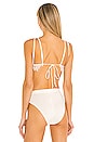 view 3 of 4 Cora Crochet Bralette in White