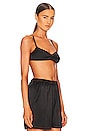 view 3 of 5 She Silky Bralette in Black Combo