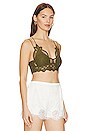view 3 of 5 Adella Bralette in Avocado Tree