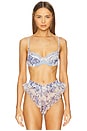 view 1 of 4 FREE PEOPLE SONNET アンダーワイヤーブラ in Blue Combo