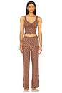view 2 of 5 x Intimately Fp Fresh In Love Lounge Set in Brown Combo